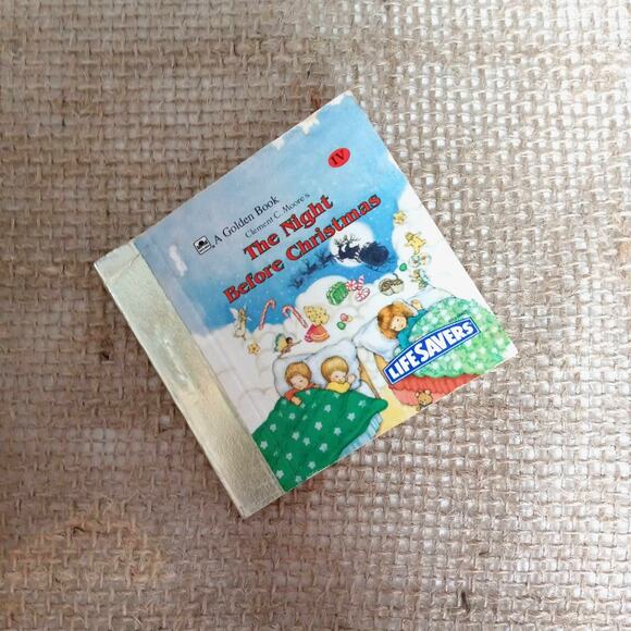 Mini Life Savers Ornament Book 1987 The Night Before Christmas Vintage Miniature - Picture 7 of 16